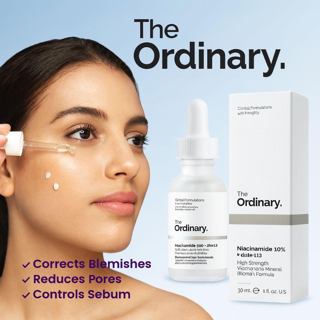 The Ordinary Niacinamide 10% + Zinc 1% – Bright, Balanced & Spot-Free Skin